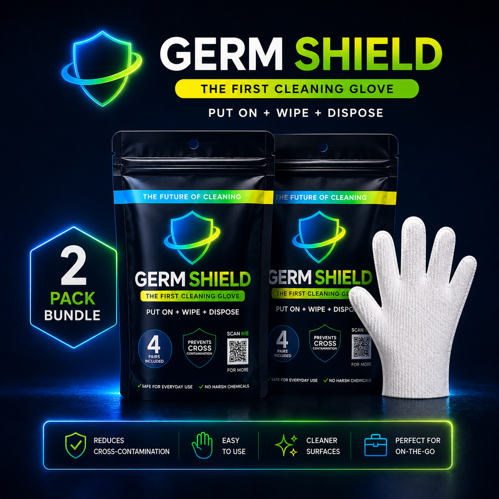 Germ Shield Wipes - 2 Pack Bundle