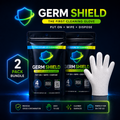 Germ Shield Wipes - 2 Pack Bundle
